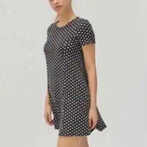 Urban Outfitters Witchy Polka Dot Dress black/white sz M
